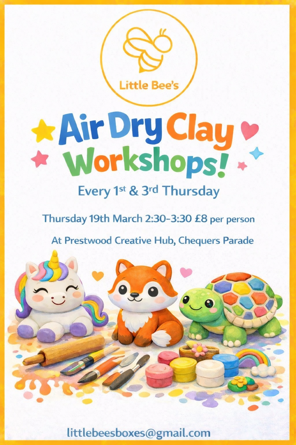 Air Dry Clay Workshops