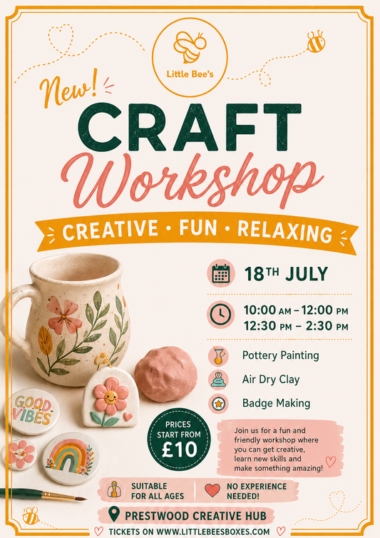 All ages Craft Session 10-12 18th July